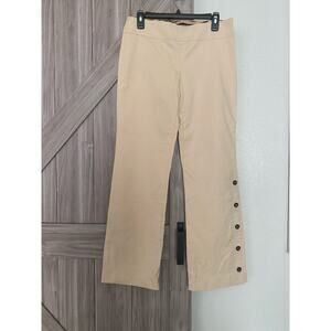 Escada Vintage Khaki pant button detail size 38